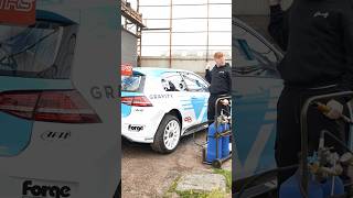 The Most Ridiculous Mod For a Car Golf GTI on Airjacks racecar vw vwgolf mods [upl. by Ephram]