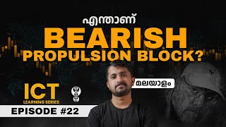 ICT Bearish Propulsion block in Malayalam  Episode 22 Learning series  Intraday amp Swing trading [upl. by Margit97]