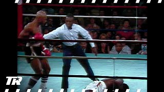 Vintage Hagler Hagler KOs Lee in 67 Seconds  ON THIS DAY  Marvin Hagler vs William quotCavemanquot Lee [upl. by Celestyna]