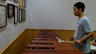 陳祥勳 11 Years Old，小五  Marimba  NRosauro  Prelude No1 前奏曲第一號 [upl. by Peters]