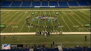 Harper HS Band UIL 2A State Marching Contest Finals 2022 [upl. by Repsac805]