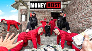 PARKOUR VS MONEY HEIST  BAD GUYS No ESCAPE POLICE chase ends here BELLA CIAO REMIX  Epic POV [upl. by Kursh]