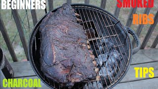 Charcoal Smoked Ribs Tips For Beginners [upl. by Anytsyrk]