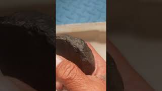 Carbonado Black DiamondMeteorite Streak Test [upl. by Hsina]