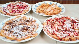 Frittelle Giganti Ricetta Facilissima  Easy Funnel Cake Recipe [upl. by Dera]