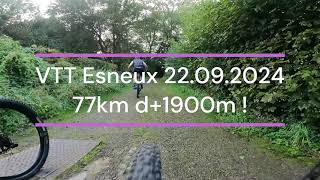 VTT Esneux 22092024 77km d1900m [upl. by Garibold]