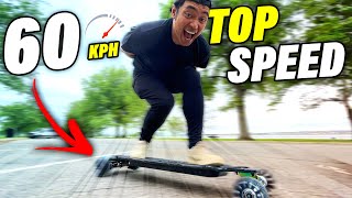 Their BEST Electric Skateboard for SPEED  Ownboard Zeus Pro [upl. by Kriste]