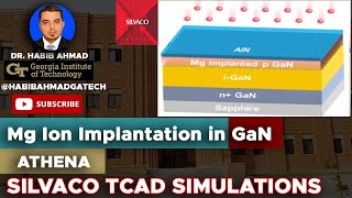 Simulation of Mg Ion Implantation in GaN with Athena Silvaco TCAD SRIM TRIM amp SUSPRE Softwares [upl. by Bruyn364]