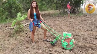 HandPush Seeder Para mas Mabilis ang pagtatanim nang Mais [upl. by Hannej]