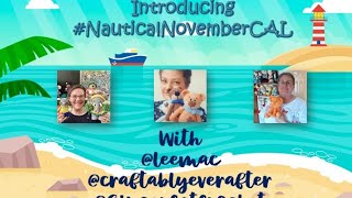 Introducing Nautical November leemac craftablyeverafter NauticalNovemberCAL [upl. by Israel444]