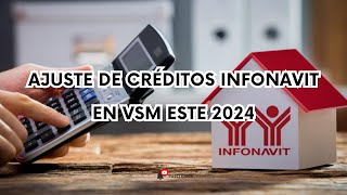 Nuevo Ajuste para Créditos INFONAVIT en VSM 2024  Infonavit  Responsabilidad Compartida [upl. by Scarlet]