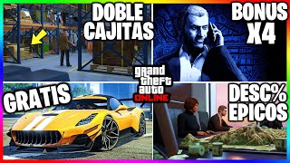 LOCURA de ACTUALIZACION DOBLE en MERCANCIA ESPECIAL BONUS X4 COCHAZOS GRATIS GTA Online [upl. by Irneh]