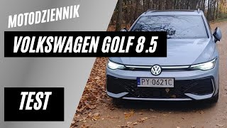 Motodziennik test  Volkswagen Golf 85 15 eTSI WIELKA WYPRAWA Ile pali co się popsuło [upl. by Acireit875]