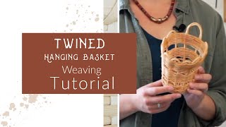 Beginner Basket Weaving Tutorial [upl. by Simaj321]