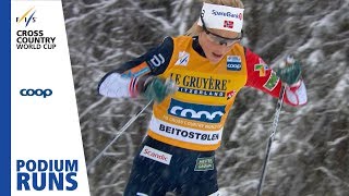 Therese Johaug  Ladies 15 km  Beitostølen  1st place  FIS Cross Country [upl. by Anigar]