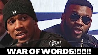 JARRELL MILLER TRASHES ANTHONY JOSHUA WAR OF WORDS [upl. by Elihu]