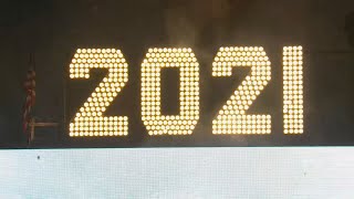 Times Square 2021 Ball Drop in New York City full video [upl. by Ytte]