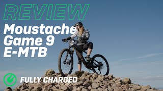 We reviewed the Moustache Game 9 Electric Mountain Bike  Fully Charged [upl. by Aiouqes845]