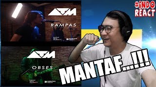 OBSES x RAMPAS  Akim amp The Majistret LIVE KSSLS INDOREACT [upl. by Aryhs]