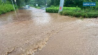 Nach Gewitter ⚡🌧 Land unter in Niedersachsen 16082020 [upl. by Northway]