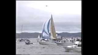 Sydney to Hobart Yacht Race finish 1993 [upl. by Nowad]