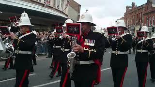 HM Royal Marines Homecoming Parade Taunton Somerset 16th May 2013 [upl. by Violante]