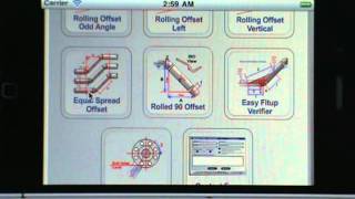 Pipe Fitter Calculator User Guide Part 1  Main Menu for iPhone [upl. by Ormiston]