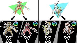 Mega Arceus X Y  Mega Deoxys X Y  Future Pokemon Mega Evolutions 2018 [upl. by Tseng]