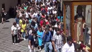 PROCESSIONE DI SAN ROCCO TERRANOVA DI POLLINOPZ [upl. by Aramahs]