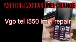 Vgo Tel Mobile imei change code Vgo tel i550 imei change [upl. by Adnolehs]