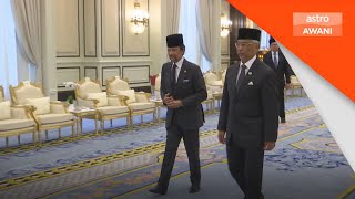 Sultan Brunei diberi sambutan negara di Istana Negara [upl. by Youngran777]