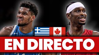 GRECIA VS CANADA EN DIRECTO [upl. by Krute690]