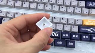 EVA 06 XDA Profile Keycap Mechanical Fivesided Dye Sublimation 120 Keys Full Keycap Set Boxed with [upl. by Boykins]