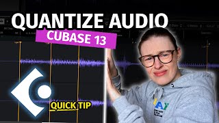 HOW TO QUANTIZE AUDIO  Quick Tip Cubase 13 [upl. by Fisa]