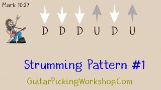 Strumming Pattern 1  Guitar Strumming Exercises [upl. by Myrtice]