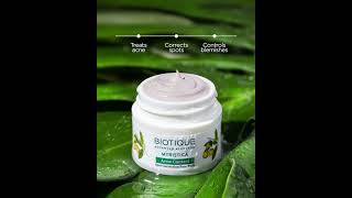 Biotique  Acne Control Myristica Face Pack [upl. by Ahilam331]