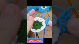 I Made Flowers Using Only Knitting [upl. by Tai172]