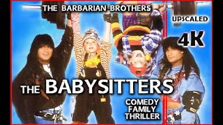 Twin Sitters aka The Babysitters 1994 4K Upscale Comedy Family Thriller The Barbarian Brothers [upl. by Esinehs]