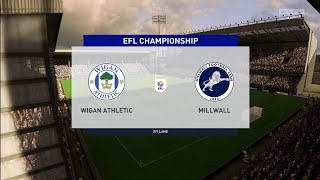 FIFA 23  Wigan Athletic vs Millwall  EFL Championship  Gameplay [upl. by Htiduy53]