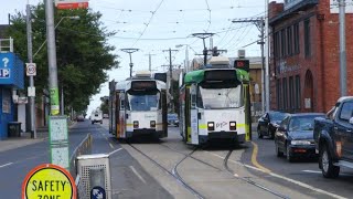 Melbourne Tram Routes 35 Route 82 Moonee Ponds  Footscray [upl. by Arretahs]