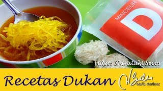 Fideos Dukan de Konjac Shiratakis secos  Dukan Dry Shirataki Noodles Attack phase [upl. by Nayrda]