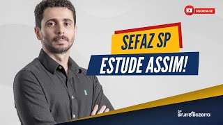 Concurso SEFAZ SP Como estudar para Auditor Fiscal [upl. by Korman672]