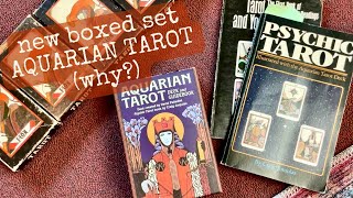 The Aquarian Tarot New Boxed Set  Impressions amp Reading [upl. by Carce]