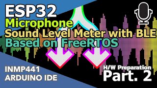 ESP32  INMP441  Tutorial  Part2 Emitting Sound Level Meter through BLE ft FreeRTOS [upl. by Yevette581]