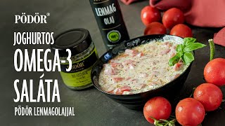 Joghurtos omega3 saláta lenmagolajjal [upl. by Cone]