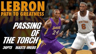 PASSING OF THE TORCH  LeBron Sets To Score 25K PTS as He Faces Kobes Last Game of His Career [upl. by Suruat830]