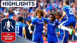 Chelsea 42 Tottenham Hotspur  Emirates FA Cup 201617 SemiFinal  Official Highlights [upl. by Salli]