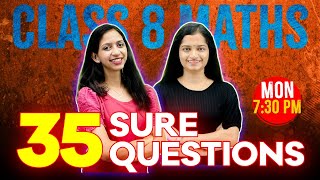 Class 9 Maths Public Exam  35 Sure Questions  Exam Winner Class 8 [upl. by Dodi]