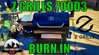 Z Grills 700D3 Initial Start Up amp Review [upl. by Yelyak]