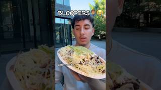 Chipotle Order Bloopers 🤦🏽‍♂️😭 chipotle [upl. by Zetrok]